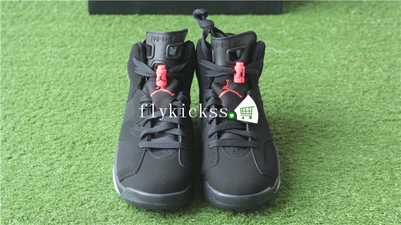 Authentic Air Jordan 6 Retro Black Infrared GS